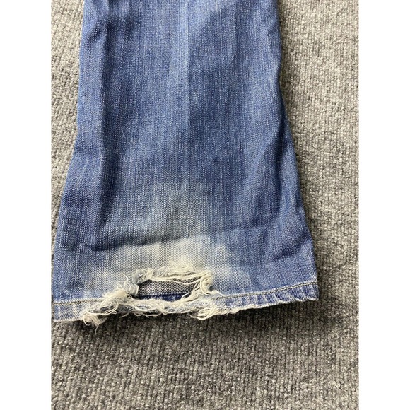 PRPS Bruised Never Broken Jeans 33 Mens Blue USA Cotton‎ Selvedge Baggy Loose - Picture 16 of 16